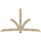 Ekena Millwork Davenport Rough Sawn Timber Gable Bracket, Douglas Fir, 108"W x 63"H x 4"D x 6"F, 14/12 Pitch GBW108X63X0406DAV00RDF - alternate 1